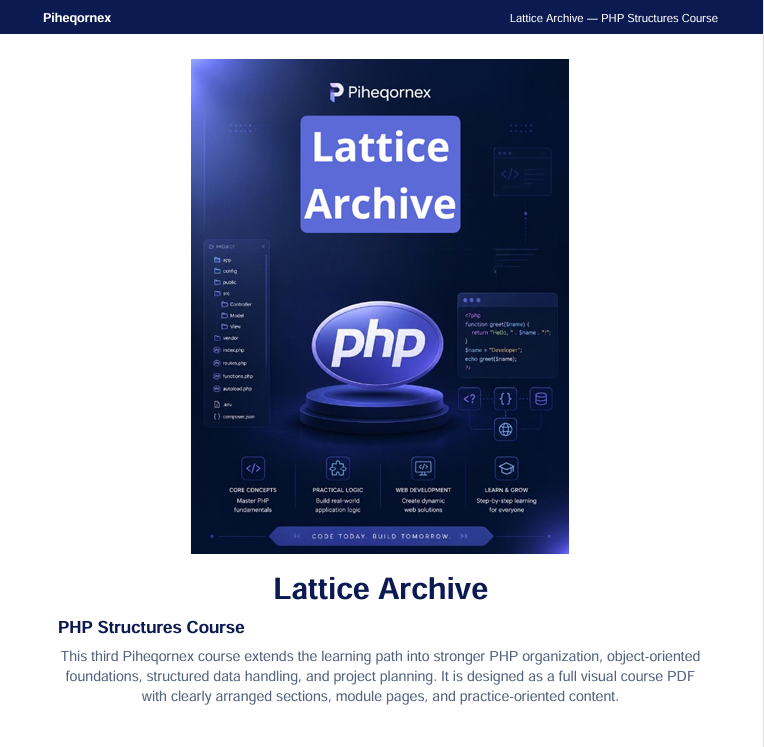 lattice archive course