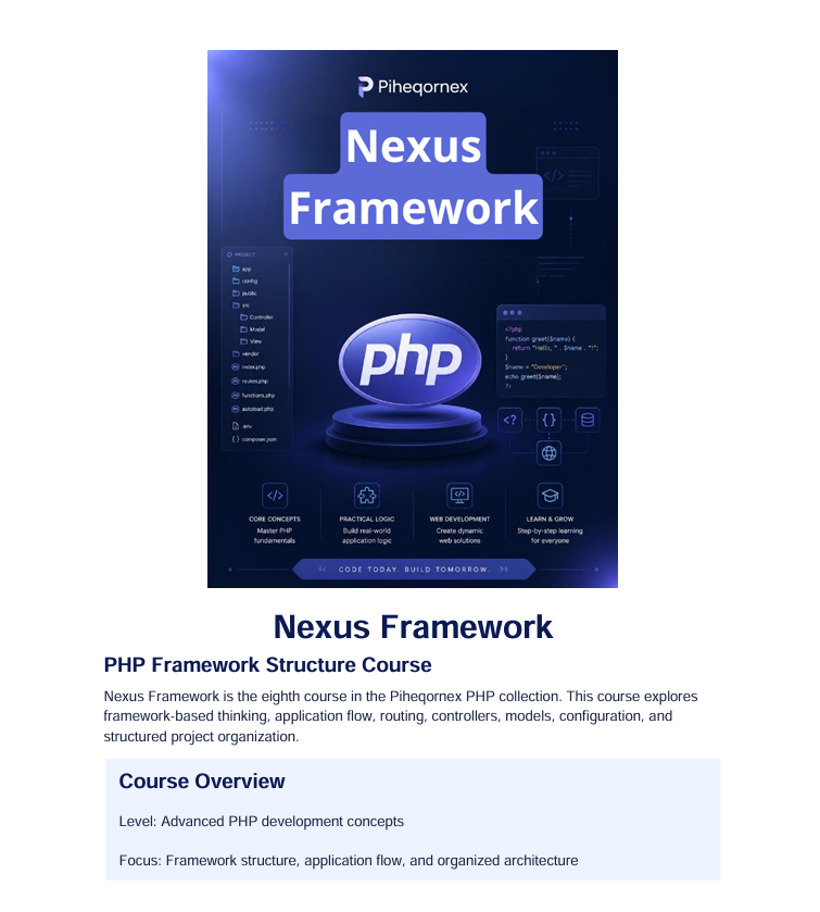 nexus framework course