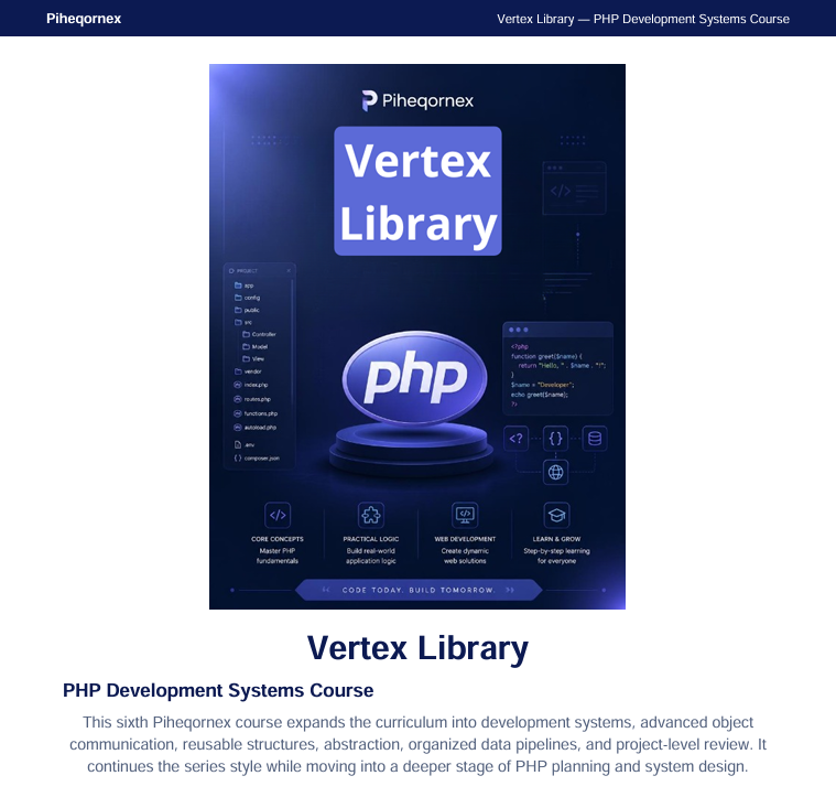 vertex library course